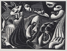 Léopold Survage – Grafický list XXIII (z alba Pour la Tchécoslovaquie) 