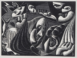 Léopold Survage – Grafický list XXIII (z alba Pour la Tchécoslovaquie) 