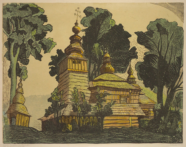 Anna Macková – Kostel v Margešce na Slovensku 