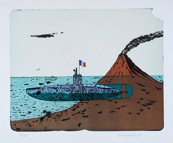 Kamil Lhoták – Ponorka a sopka 