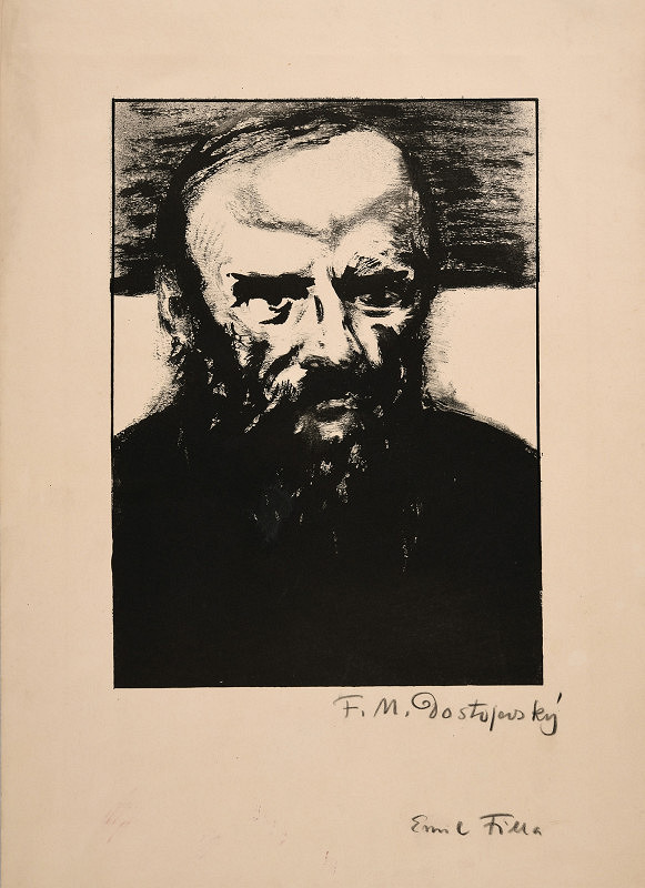 Emil Filla – Dostojevskij 