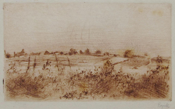 Bohuslav Reynek – Pohled ke vsi 