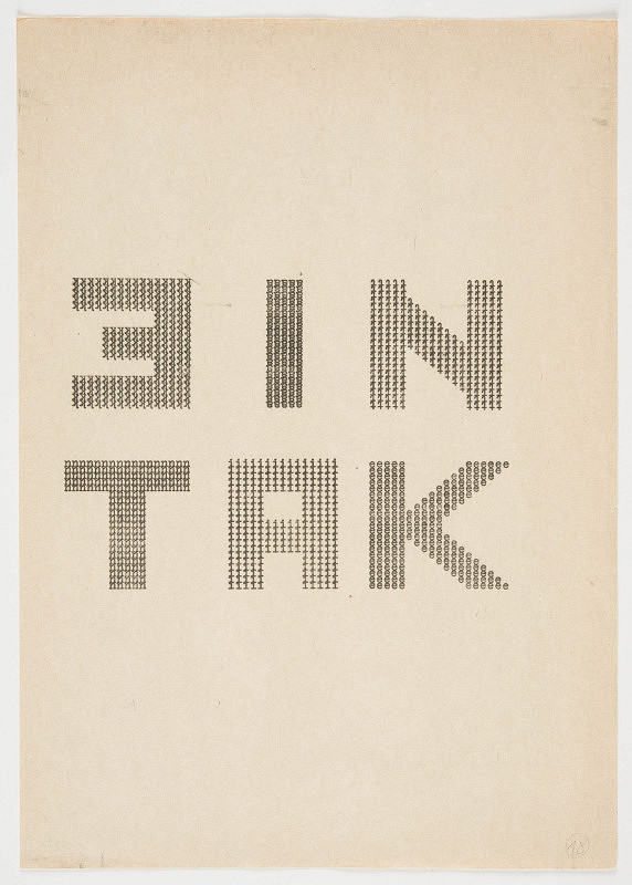 Stanisław Dróżdż – Bez názvu (ANO – NE) (Bez tytułu [TAK NIE)]) 