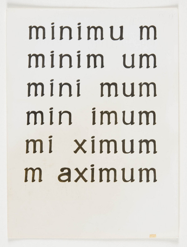 Stanisław Dróżdż – Optimum (minimum – maximum) 