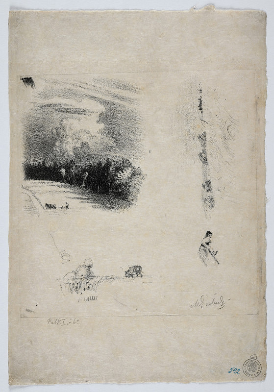 Max Švabinský – Studie polních prací 