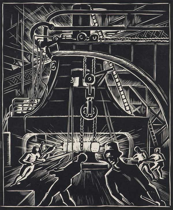 Ferdiš Duša – Parní kladivo (z cyklu Peklo práce) 