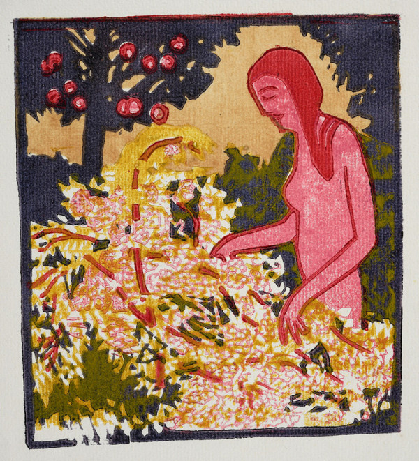 Josef Váchal – Sladkost hříchu (z cyklu Sedmero hlavních hříchů) 