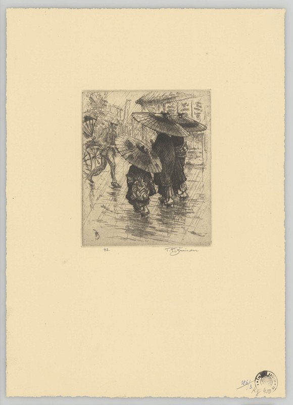 Tavík František Šimon – Z Kiotské ulice za deště 