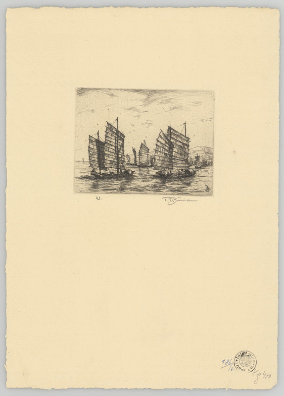 Tavík František Šimon – Čínské rybářské džunky 