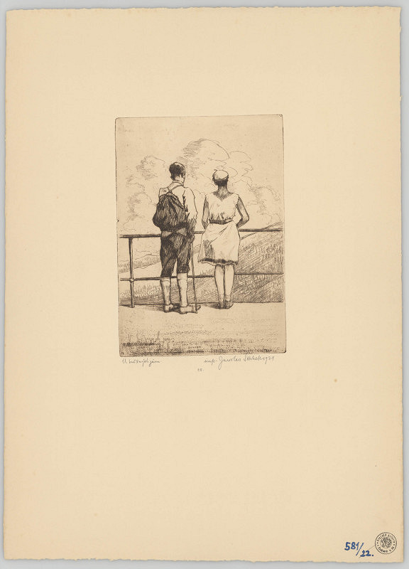 Jaroslav Skrbek – Výletníci u Sněžných jam 