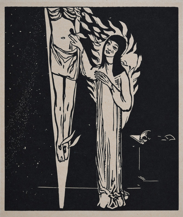 Josef Váchal – Sv. Terezie z Ávily (z cyklu Mystikové a vizionáři) 