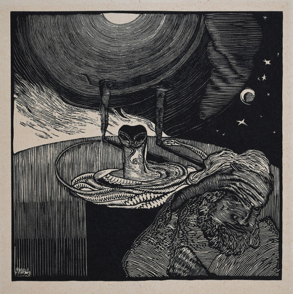 Josef Váchal – Agrippa Cornelius (z cyklu Mystikové a vizionáři) 