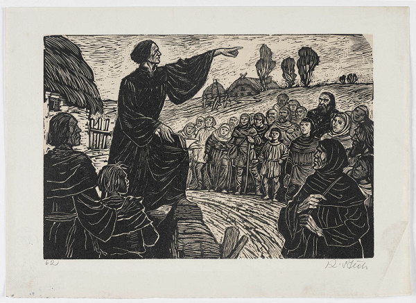 Karel Štěch – Jan Hus káže v jižních Čechách 