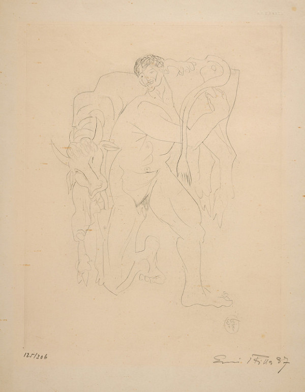 Emil Filla – Prémie Mánesa (Herakles vítěz) 