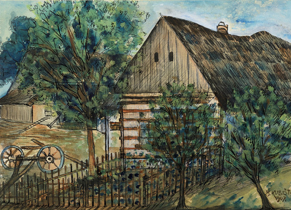 Bohumil Kubišta – Venkovská chalupa - Zdechovice 