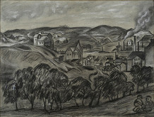 Bohumil Kubišta – Průmyslová krajina 