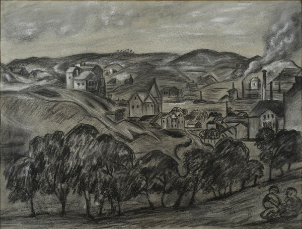 Bohumil Kubišta – Průmyslová krajina 