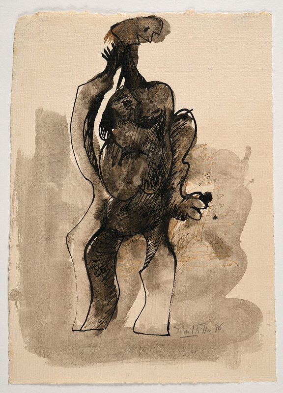 Emil Filla – Postava - stojící žena 