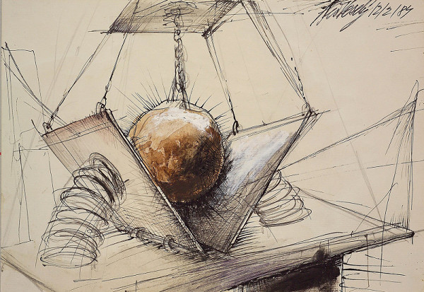 Aleš Veselý – Kresba s koulí 