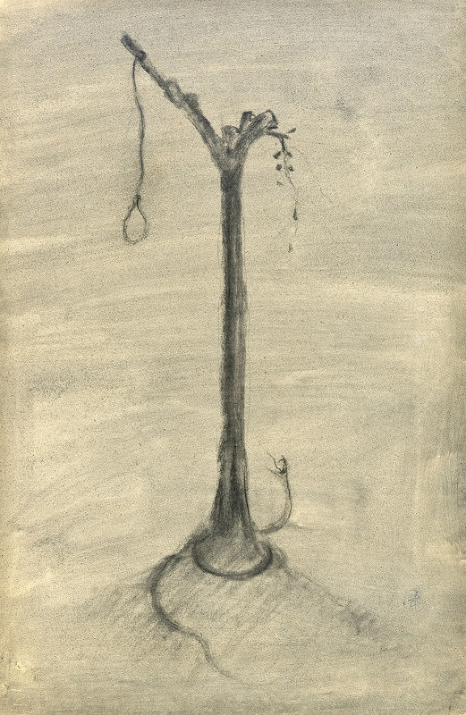 Alén Diviš – Kmen stromu s hadem a oprátkou 