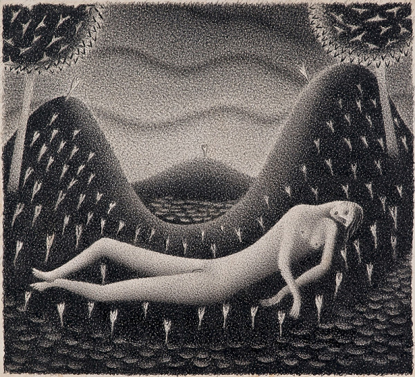 Jiří John – Ležící jinoch 