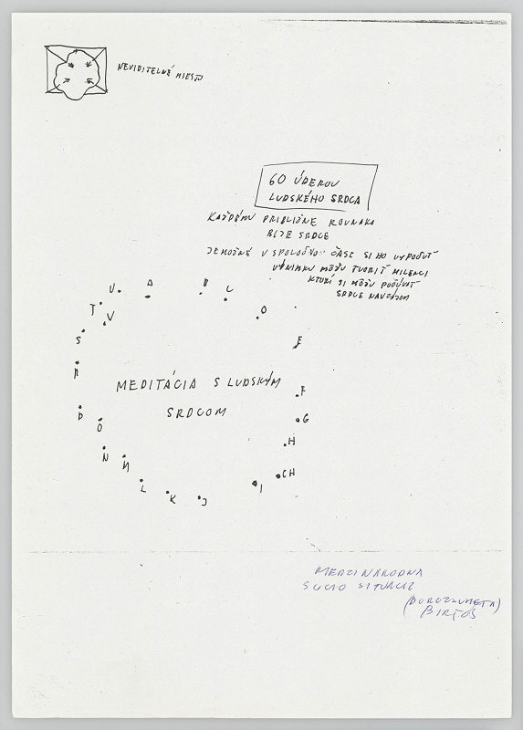 Peter Bartoš – Intersituoart (Ludské srdce), Balatonboglár 26. – 27. 8. 1972 