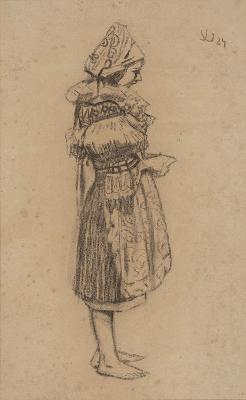 Joža Uprka – Děvče v kroji 