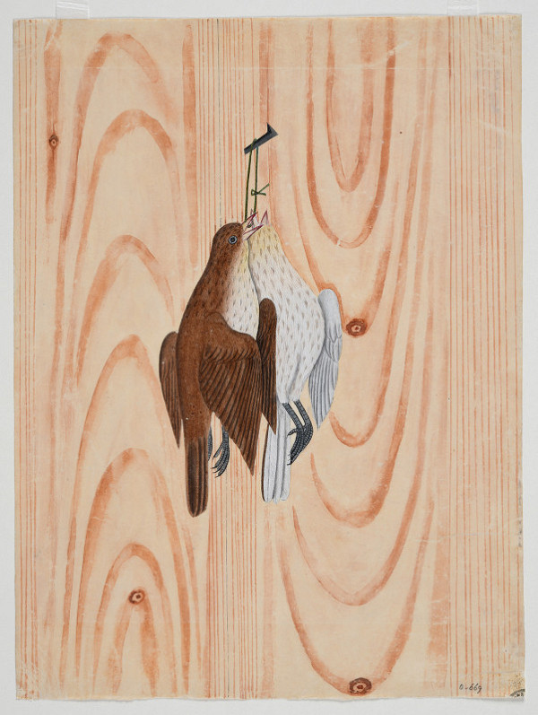 neznámý malíř čínský – Zátiší s ptáky 