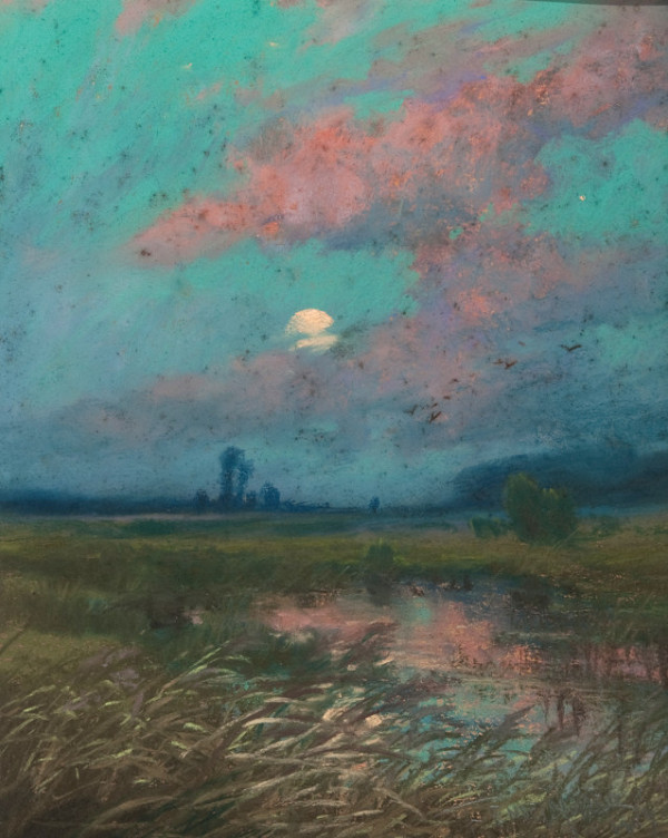 Ferdinand Engelmüller – Vzpomínání (Ilustrace ke sbírce básní Vítězslava Hálka Večerní písně) 