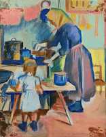 Bohumil Kubišta – V kuchyni 