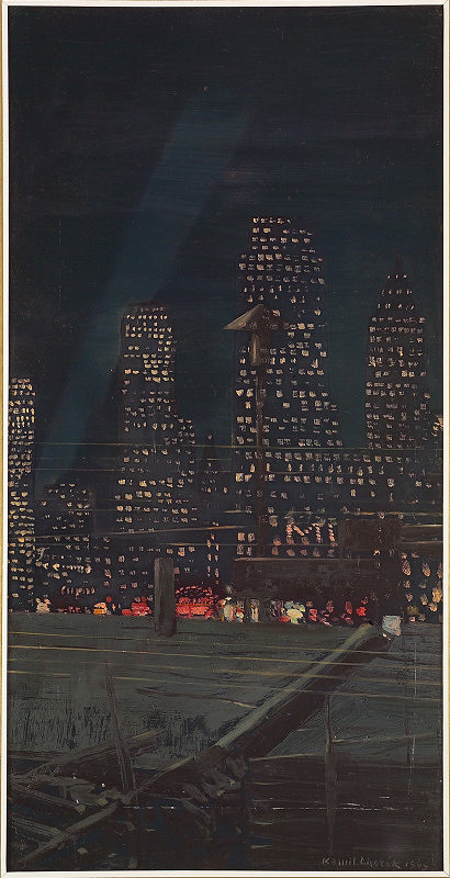 Kamil Lhoták – Město v noci 