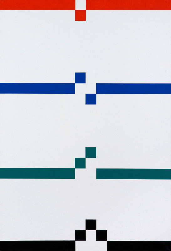 Jan Kubíček – Liniové elementy (Čtyři možnosti dislokace) 