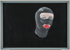 Jiří Petrbok – Z cyklu Malovaná koláž (Maska) 