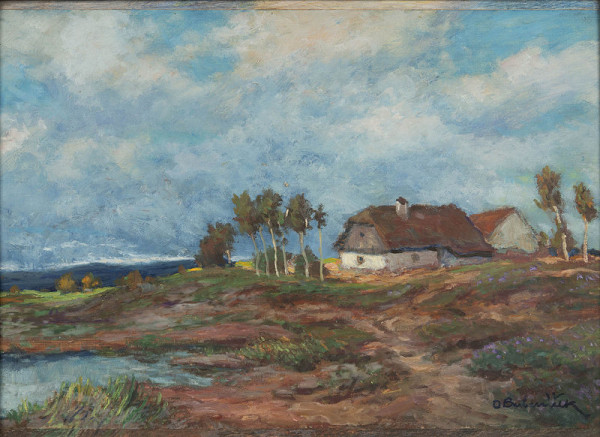 Ota Bubeníček – Pohled na chalupy 