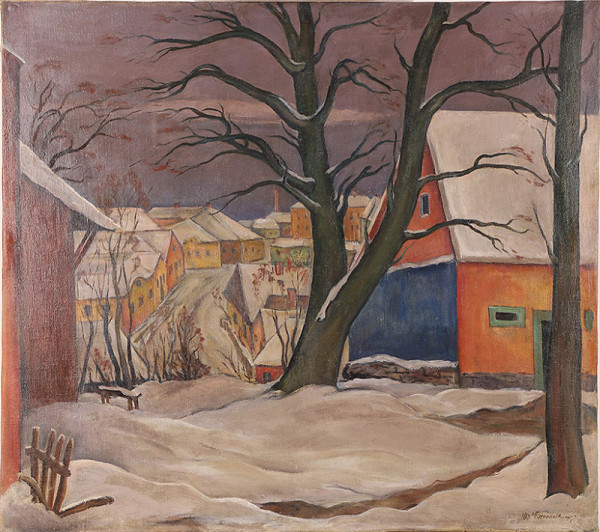 Oldřich Koníček – Zima v Lomnici nad Popelkou 