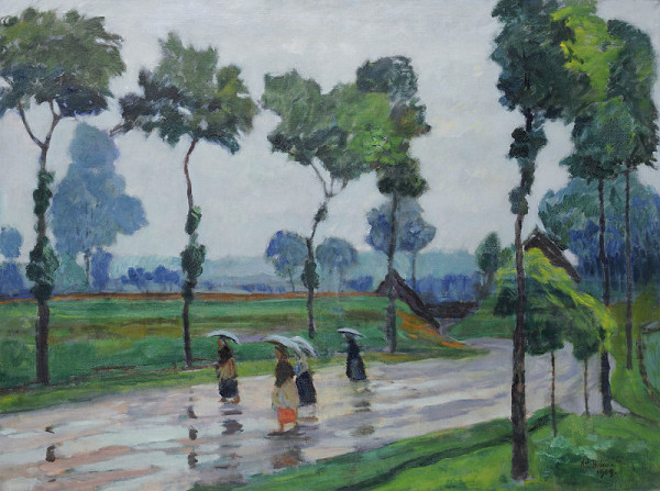 Antonín Hudeček – V dešti