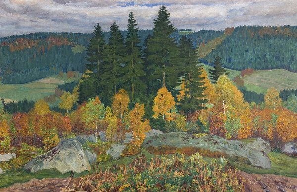 Antonín Hudeček – Podzim u Police 