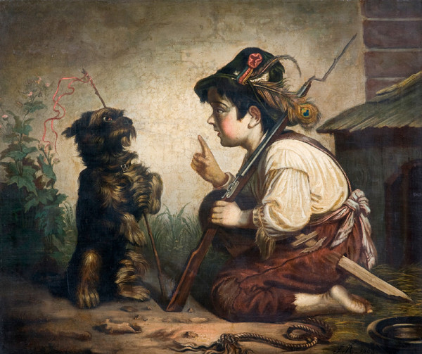 František Lev Ruben – Chlapec se psem