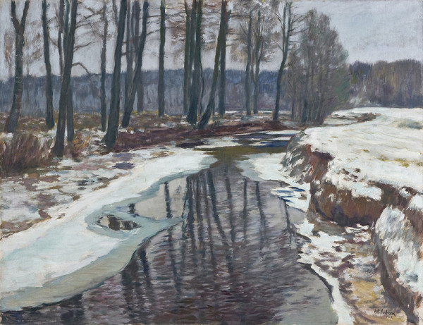 Antonín Hudeček – Zimní krajina