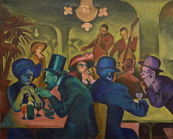 Bohumil Kubišta – Kavárna 