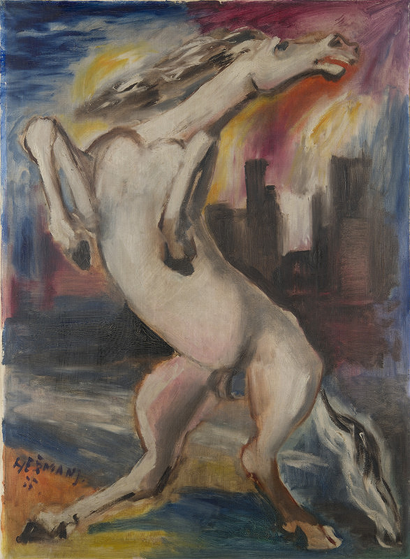 Josef Heřman – Kůň (Protiválečný motiv) 