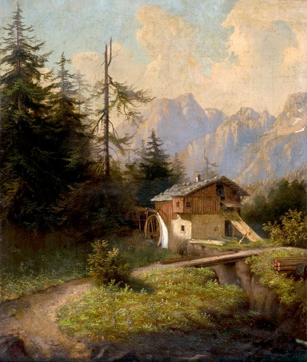 Augustin Bedřich Piepenhagen – Mlýn v horách