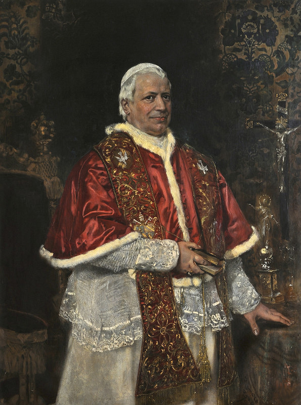 Anton Romako – Portrét Pia IX.