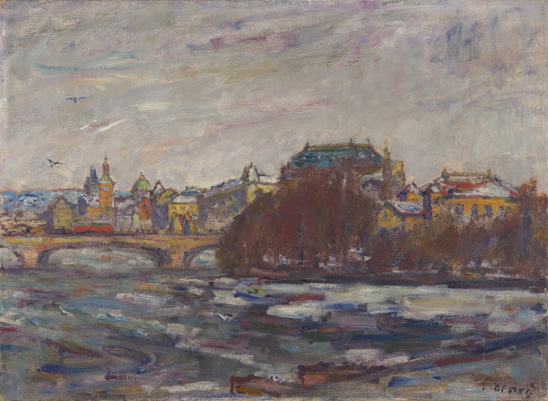 Vincenc Beneš – Vltava v Praze 