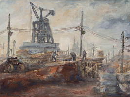 Bohumila Doleželová – Staveniště Stalinova pomníku 