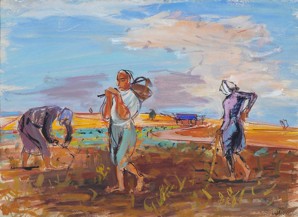 Vojtěch Sedláček – Práce na poli 