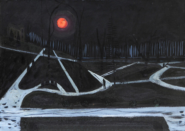 František Hudeček – Park v zimě II 