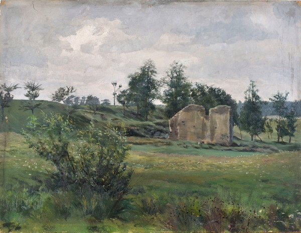 František Kaván – Krajina se zříceninou 