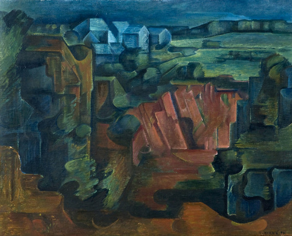 Willy Horný – Krajina z Vápenného Podola 