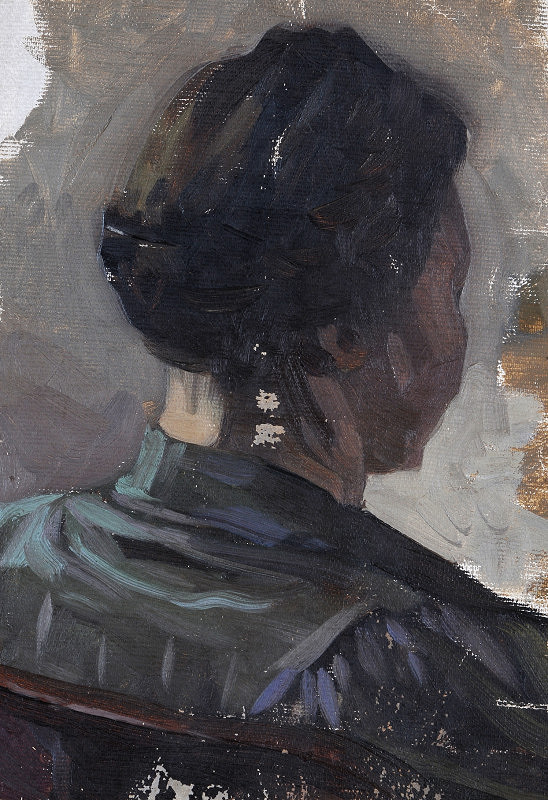 Alfons Mucha – Ženská hlava